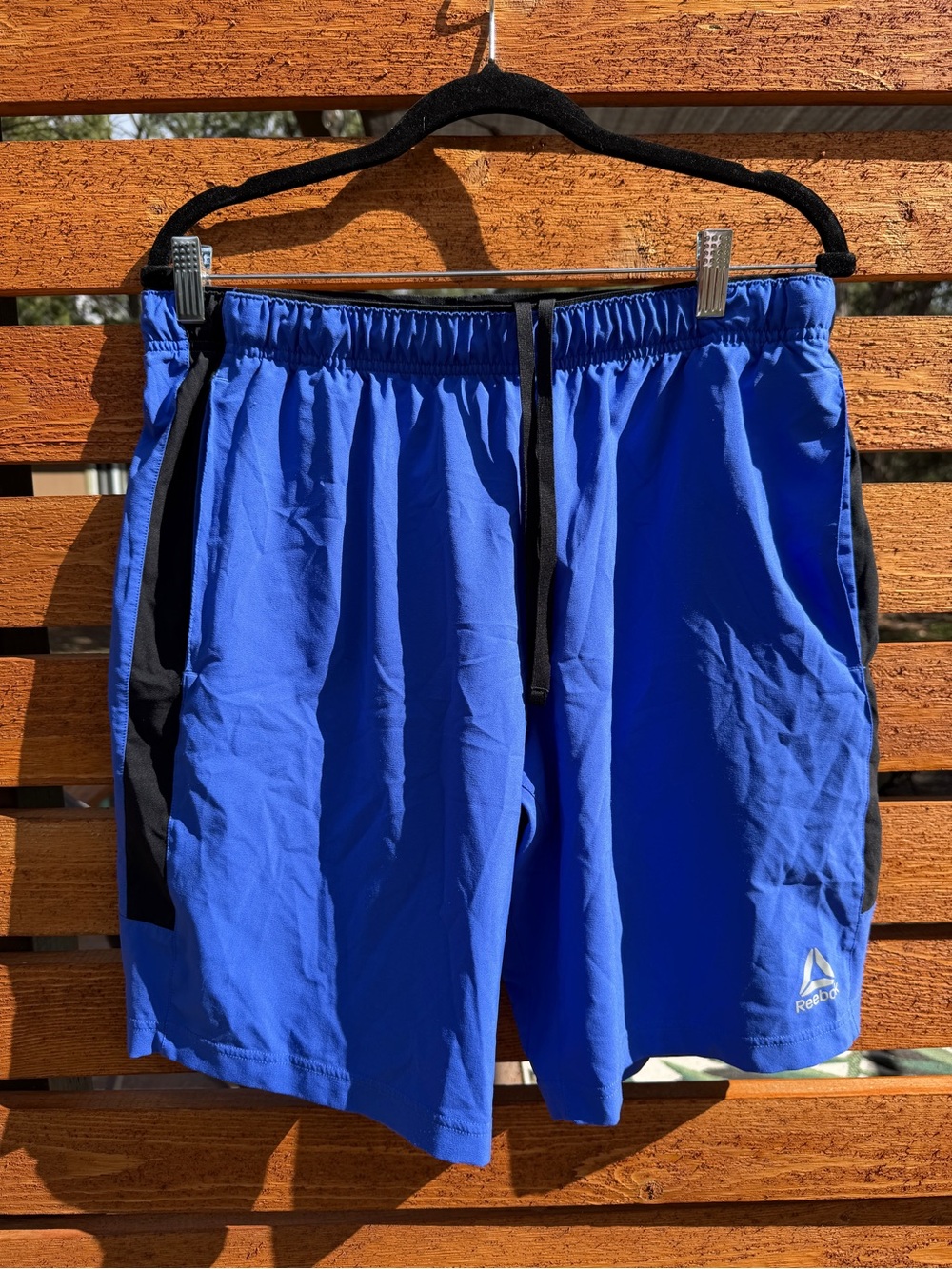 Men’s Reebok Speedwick Drawstring Athletic Shorts Large Pockets